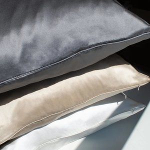 Mulberry Silk Pillowcase Bed Pillow Case for Hair and Skin With Zipper (1 Pair)